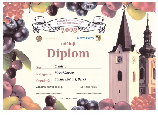Diplom: 2008 Meruňkovice